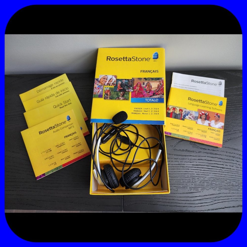ROSETTA STONE || French Level 1, 2, 3, 4